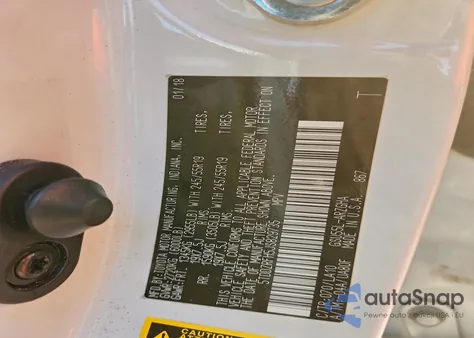 2018 Toyota Highlander Limited z USA, uszkodzony, nr VIN 5TDDZRFH5JS829735